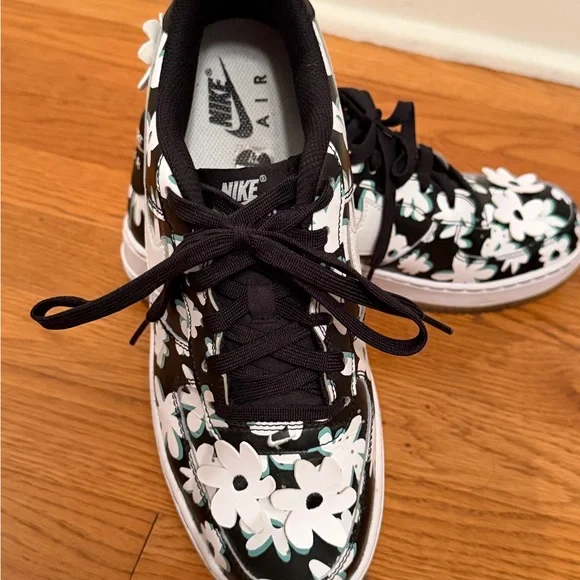 Nike Air Force 1 Floral Daisy Sneakers – Youth Size 7Y / Women’s 8.5 - Picture 4 of 16